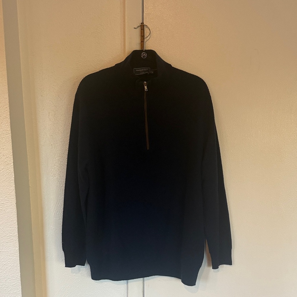 Men's Navy Cashmere Sweater